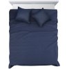 Prehoz na posteľ Eurofirany polyester 200 cm x 220 cm modrý