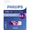 Philips VIVID USB flash disk 64 GB purpurová FM64FD05B/00 USB 2.0; FM64FD05B/00