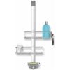 SIMPLEHUMAN Závěsný set poliček a držáku na dveře sprchy, Over Door, nerez ocel BT1101
