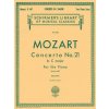 Mozart: Concerto No. 21 in C Major for the Piano: Kochel 467 (Wolfgang Amadeus Mozart)(Brožovaná)