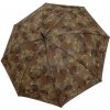 Derby Hit Lang AC Leaves dámsky holový vystreľovací dáždnik hnědý