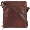 Kožená kvalitná pánska crossbody taška NICO 24x27x8 cm hnedá