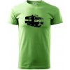 Hasičské auto Hasiči - Klasické pánske tričko vyššej gramáže - XS ( Trávová zelená )