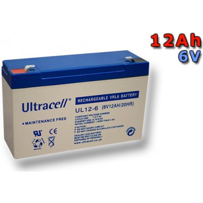 Ultracell UL12-6 6V 12Ah