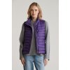 VESTA GANT LIGHT DOWN VEST PANSY PURPLE