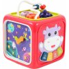 CHIPOLINO Motorická kocka 6v1 Animals Red