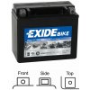 Exide AGM12-10 motobaterie AGM naplněná z výroby 12V 10Ah 150A 150x87x130 LEVÁ