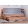 BMB ZÁSUVKA k posteli TANDEM ORTHO - z dubového masívu, dub masív