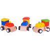 Bigjigs Toys Farebná mašinka na naťahovanie 1 ks