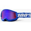 100% Strata 2 Mirror Red Blue Lens