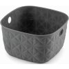 Curver Softex XS 3 l Košík 19,4 x 19,4 x 11,1 cm tmavo sivý 00570-Z68