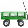 SucceBuy Záhradný Vozík s Nosnosťou 408,23KG, Otočné Kolieska z Ocele Q235