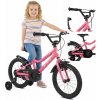Detský bicykel Attabo KNACK, 16-palcové kolesá, ružový