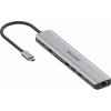 AlzaPower Metal USB-C Dock Station 9v1 (140W) vesmírne šedý (APW-HCA9LYX140)