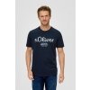 Pánske tričko s.OLIVER 2139909 59D1 Farba: tmavomodrá, Veľkosť: XL