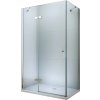 MEXEN/S - Roma sprchvý kút 80x90, kyvný, číre sklo, chróm + vanička 854-080-090-01-00-4010