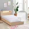 Bellatex Plátené plachta s gumou biela 90x200