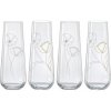 Crystalex Poháre na prosecco FLOWERS 250 ml, 4 ks