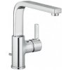 Kludi Zenta - Páková umývadlová batéria, s otočným výtokom a výpustom, chróm 420250575