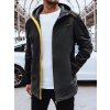 Pánský softshell s kapucí tmavě šedá Dstreet TX4468 L
