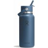 Hydro Flask termoflaša Wide Flex Straw Cap 32 oz 945 ml strieborná modrá