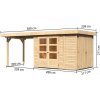 Drevený záhradný domček RETOLA 2 Lanitplast