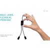 i-tec USB-A Cable HUB 2 port (2x USB-A), U3CBLHUB2A