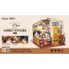 RoboTime 3D drevená skladačka Miniatúra domčeka Útulná kuchyňa
