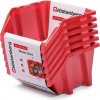 Prosperplast 214x198x238mm Red 6ks