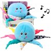 Zaspávajúca plyšová chobotnica s projektorom a melódiami
