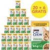 CAT Chow Sterilised s kuracím mäsom a baklažánom v omáčke 20 x 85 g