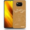 Picasee silikónový čierny obal pre Xiaomi Poco X3 - Wine not