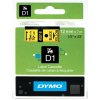 páska DYMO 45018 D1 Black On Yellow Tape (12mm) (S0720580)