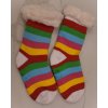 Detské zateplené termo ponožky RAINBOW 20-27