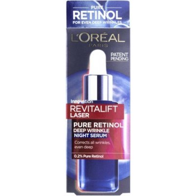 L'Oréal Paris Revitalift Laser Pure Retinol sérum 30ml - Noční sérum proti vráskám s retinolem