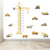 Samolepka na stenu/Tapeta Meter Stavebné stroje 140 x 150