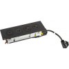 K- LEGRAND elektrická zásuvka Disq´In 2x 230V FR + 1x USB A+C, HDMI, čierna/čierna