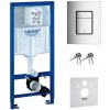 Súprava podomietková konštrukcia Grohe Rapid SL 38539001, splachovacie tlačidlo Grohe Skate 38732BR0