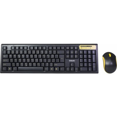 Set klávesnice a myši EVOLVEO WK-160 čierno-žltá - SK (WK-160)