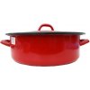 Home Cook Hrniec smaltovaný s pokrievkou RETRO 10 l