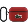 Lacoste Petit Pique Croc Logo Patch obal s karabínou pre AirPods Pro 3 - červený 57983128169 - možnosť vrátiť tovar ZADARMO do 30tich dní