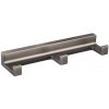 RAV Slezák Kúpeľňový háčik na uteráky trojitý Níl NLA0105MG, metal grey