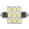 LED žiarovka do auta SV8,5-8 12V 2,5W 39mm stropná