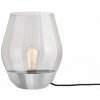 New Works Ex-display stolná lampa Bowl Table Lamp. stainless steel / light smoked glass 20512