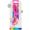AppleMix Nabíjací kábel SETTY Rainbow pre Apple iPhone / iPad - USB-A / USB-C - Rainbow - 1,2 m