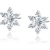 OLIVIE strieborné náušnice SNEHOVÁ VLOČKA 5280