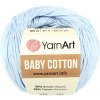 YarnArt Baby Cotton 450 baby modrá