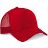 Šiltovka Beechfield Snapback Trucker - červená