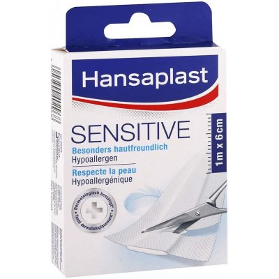 Hansaplast Sensitive hypoalergénna náplasť na citlivú pokožku 1 m x 6 cm