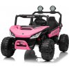 BENEO T-REX Ride 4x4 Dvojmiestne 24V, ružové, MP3 Prehrávač s USB/AUX vstupom, Pohon 4x4, Lítiová Ba T-REX_RIDE_PINK_Li - Elektrické autíčko